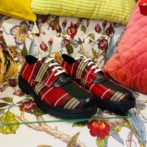 Zara plaid dress shoes! Brand new